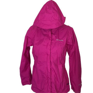 COLUMBIA Pink Windbreaker, waterproof, breathable jacket. Women’s size large